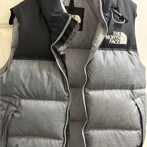 The North Face Black and Gray Women's Vest